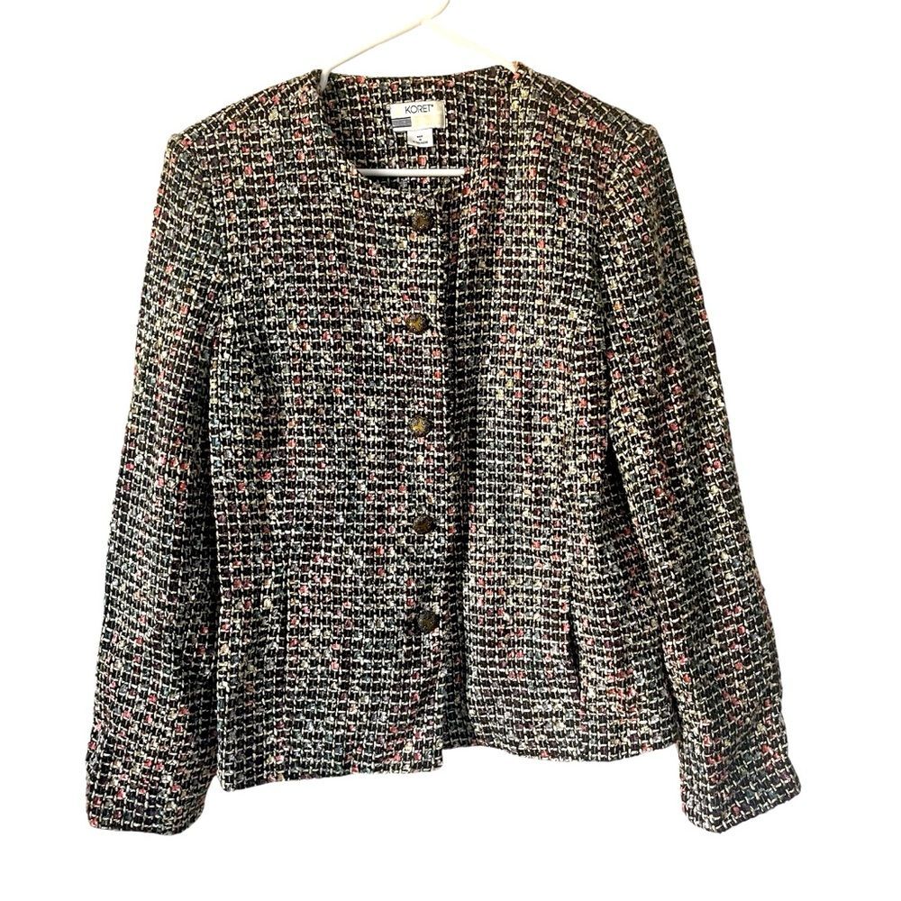 Vintage Koret Blazer enchantment 900 multicolor size 10 NWT